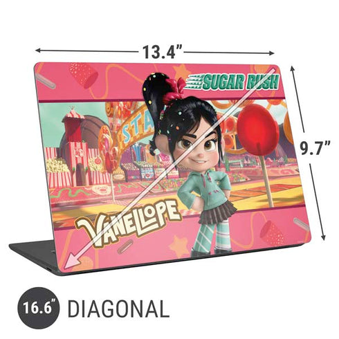Disney Wreck-it Ralph Vanellope Sugar Rush Universal Laptop 16.6in (13.4 x 9.7in) Skin